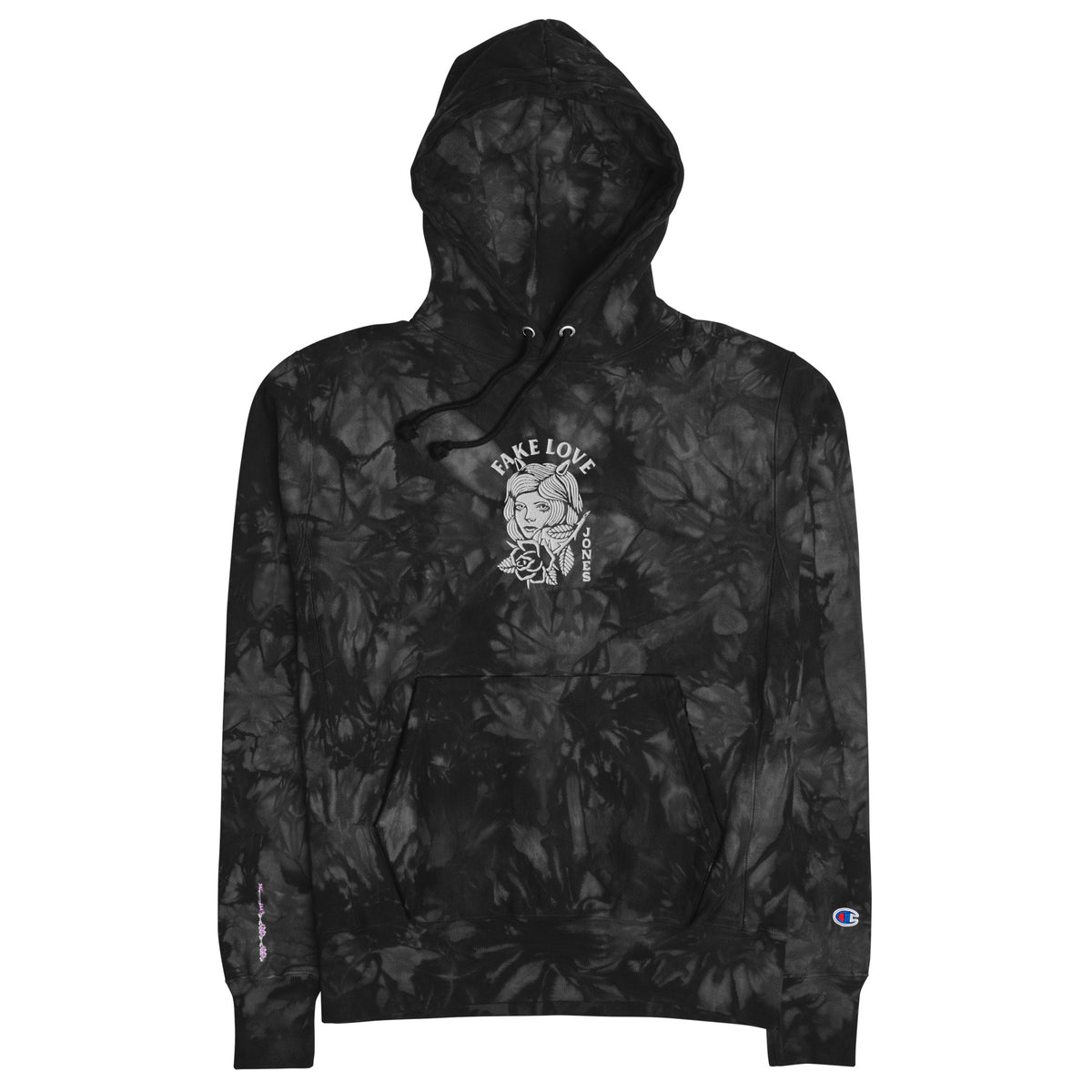 Jones - Fake Love Tie Dye Hoodie