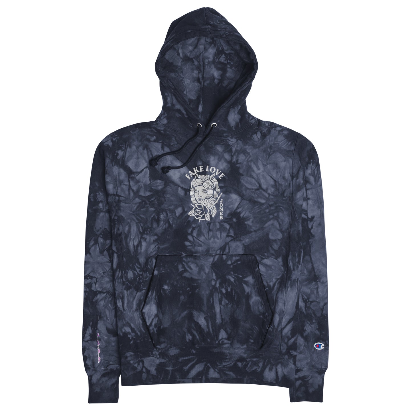 Jones - Fake Love Tie Dye Hoodie