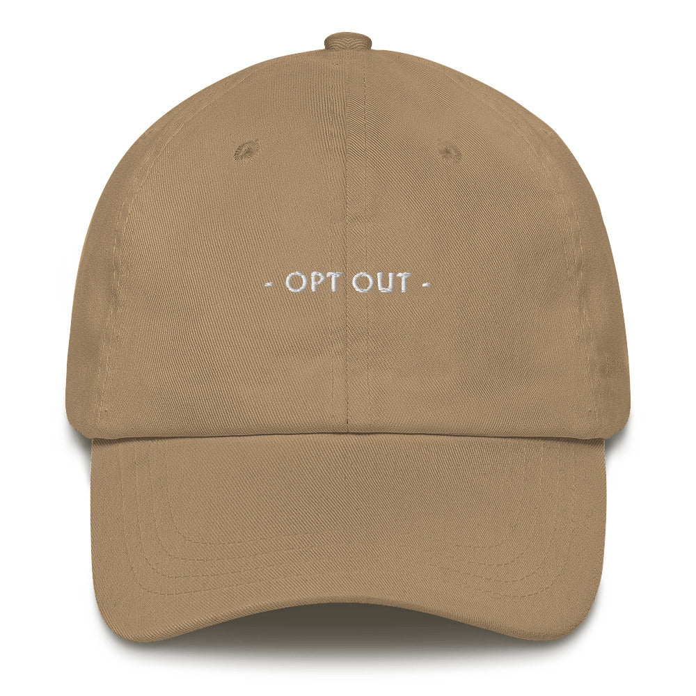 Opt Out - Dash Logo Hat